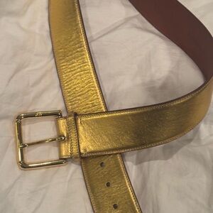 Ralph Lauren Gold Belt